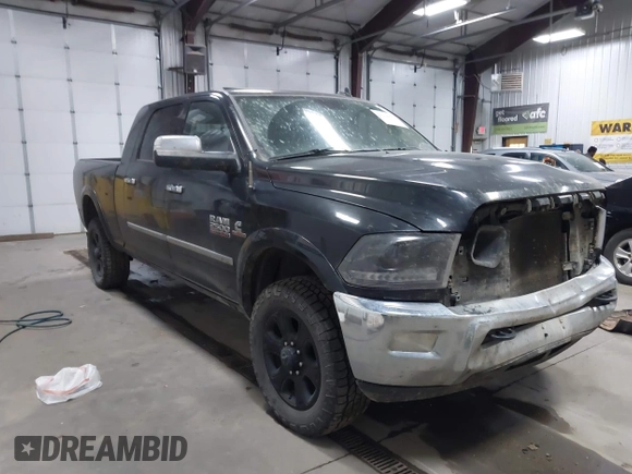 2015 Ram 2500 Laramie with VIN 3C6UR5NL9FG646401, listed as a IAAI auction lot 41104911 with 16,800 mi miles and . Bid and sale history available at DreamBid. Image 1.