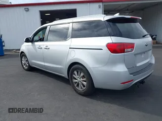 2016 Kia Sedona LX with VIN KNDMB5C10G6148931, listed as a IAAI auction lot 41799548 with 76,307 mi miles. Bid and sale history available at carsss.com. Image 3.