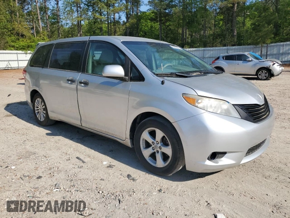 2013 Toyota Sienna L with VIN 5TDZK3DCXDS293934, listed as a Copart auction lot 53890575 with 148,193 mi miles and Clean Title. Bid and sale history available at carsss.com. Image 4.