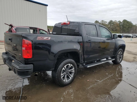 2022 Chevrolet Colorado 2WD Z71 with VIN 1GCGSDEN5N1244586, listed as a Copart auction lot 89294755 with 52,120 mi miles and Salvage Title. Bid and sale history available at carsss.com. Image 3.
