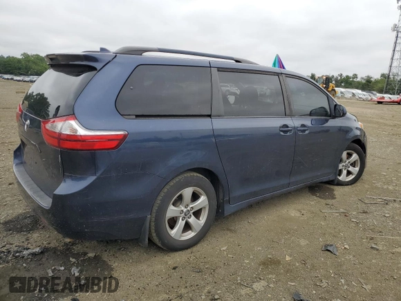 2018 Toyota Sienna LE Auto Access Seat with VIN 5TDKZ3DC1JS952847, listed as a Copart auction lot 62148985 with 98,950 mi miles and Salvage title. Bid and sale history available at DreamBid. Image 3.