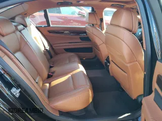2011 BMW 7 Series 750Li with VIN WBAKB8C52BCY66628, listed as a Copart auction lot 77191054 with 39,503 mi miles and Salvage Title. Bid and sale history available at carsss.com. Image 10.