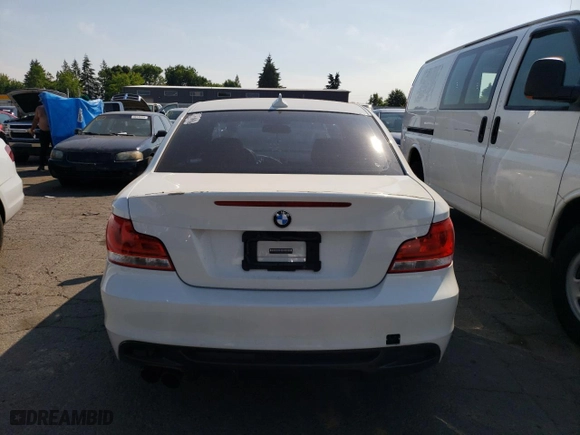 2011 BMW 1 Series 135i with VIN WBAUC9C53BVM09195, listed as a Copart auction lot 65192454 with 147,049 mi miles and Salvage Title. Bid and sale history available at carsss.com. Image 6.