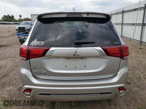 2022 Mitsubishi Outlander SEL with VIN JA4J2VA79NZ050500, listed as a Copart auction lot 55463975 with 81,233 mi miles and Salvage title. Bid and sale history available at DreamBid. Image 6.
