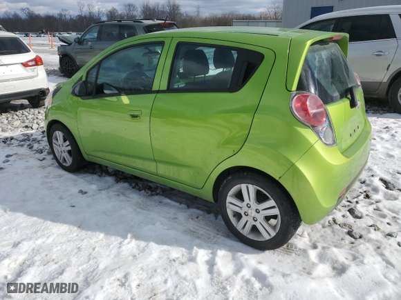 2014 Chevrolet Spark LS with VIN KL8CB6S95EC566885, listed as a Copart auction lot 42221235 with 153,161 mi miles and Salvage Title. Bid and sale history available at carsss.com. Image 2.