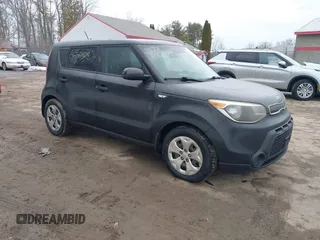 2014 Kia Soul with VIN KNDJN2A20E7003559, listed as a IAAI auction lot 41736928 with 277,947 mi miles. Bid and sale history available at carsss.com. Image 1.