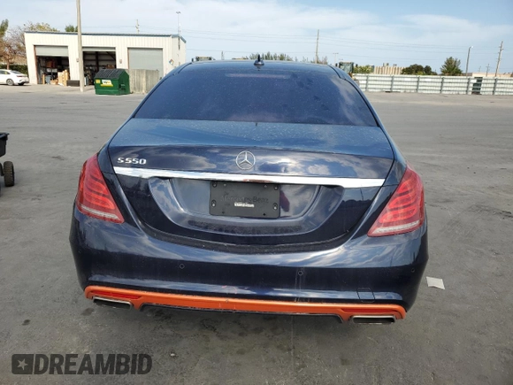 2017 Mercedes-Benz S 550 with VIN WDDUG8CB7HA287003, listed as a Copart auction lot 50341935 with 103,231 mi miles and Salvage Title. Bid and sale history available at carsss.com. Image 6.