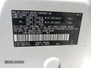 2017 Toyota RAV4 Hybrid Limited with VIN JTMDJREV5HD124597, listed as a Copart auction lot 52014275 with 32,136 mi miles and Salvage Title. Bid and sale history available at carsss.com. Image 15.