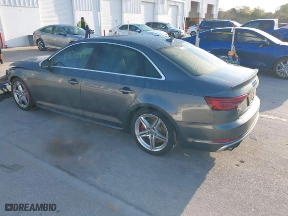 2018 Audi S4 Premium Plus with VIN WAUB4AF45JA128515, listed as a IAAI auction lot 41795528 with 100,593 mi miles. Bid and sale history available at carsss.com. Image 3.