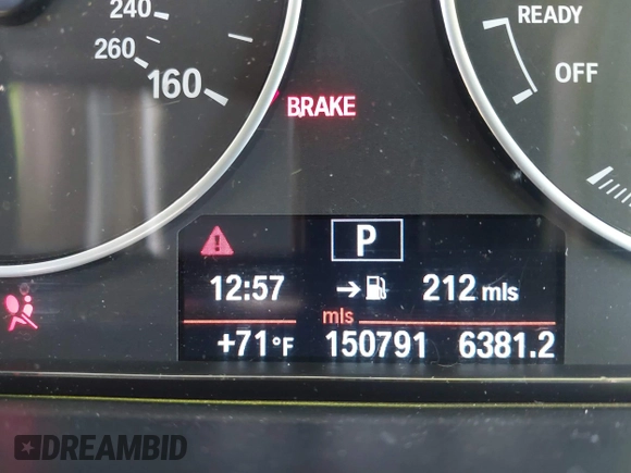 2013 BMW 3 Series 328i with VIN WBA3C1C5XDF440969, listed as a IAAI auction lot 42484169 with 150,791 mi miles and . Bid and sale history available at DreamBid. Image 15.