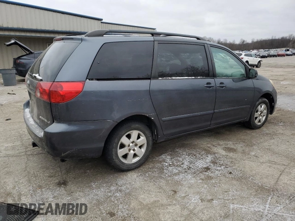 2006 Toyota Sienna CE with VIN 5TDZA23C06S549175, listed as a Copart auction lot 86749564 with 209,054 mi miles and Salvage Title. Bid and sale history available at carsss.com. Image 3.