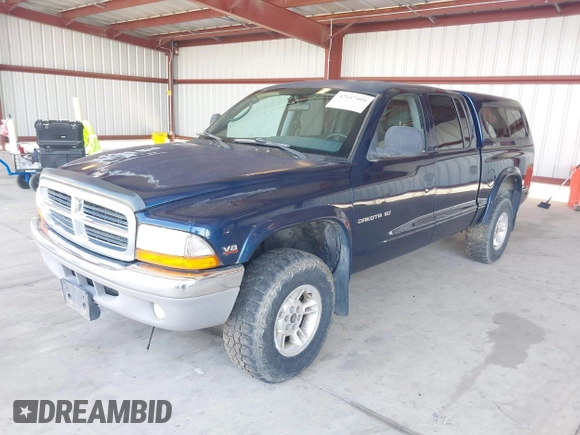 2000 Dodge Dakota Sport with VIN 1B7GG2AN7YS647799, listed as a IAAI auction lot 42147404 with 234,194 mi miles and . Bid and sale history available at carsss.com. Image 2.