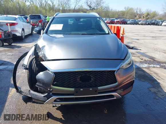 2017 Infiniti QX30 Luxury with VIN SJKCH5CR9HA034311, listed as a IAAI auction lot 41985776 with 79,734 mi miles. Bid and sale history available at carsss.com. Image 12.