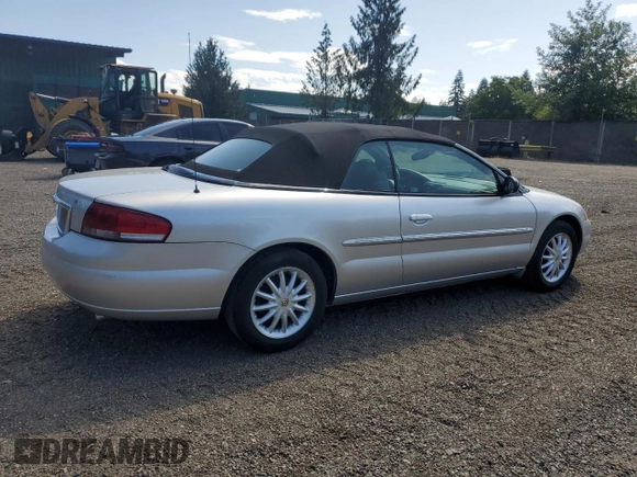 2002 Chrysler Sebring LXi with VIN 1C3EL55R92N296938, listed as a Copart auction lot 59391005 with 41,634 mi miles and Clean title. Bid and sale history available at DreamBid. Image 3.