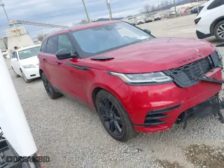 2021 Land Rover Range Rover Velar R-Dynamic S with VIN SALYT2EU5MA299124, listed as a IAAI auction lot 41452498 with 41,384 mi miles. Bid and sale history available at carsss.com. Image 1.