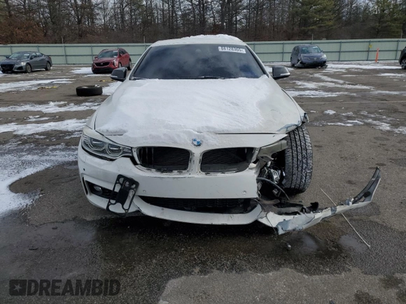 2015 BMW 4 Series 435i with VIN WBA3T3C54F5A40865, listed as a Copart auction lot 88128365 with Not Provided miles and Salvage Title. Bid and sale history available at carsss.com. Image 5.