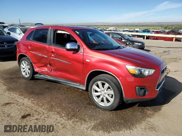 2014 Mitsubishi Outlander Sport ES with VIN 4A4AP3AU9EE012752, listed as a Copart auction lot 71365684 with 61,107 mi miles and Salvage Title. Bid and sale history available at carsss.com. Image 4.