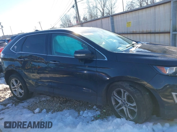 2015 Ford Edge Titanium with VIN 2FMTK4K93FBB61357, listed as a IAAI auction lot 41349092 with 290,055 mi miles. Bid and sale history available at carsss.com. Image 13.