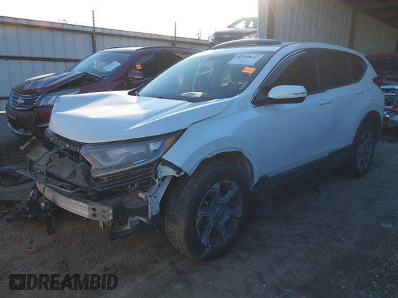 2017 Honda CR-V EX with VIN 2HKRW2H58HH668953, listed as a IAAI auction lot 41398642 with 162,485 mi miles. Bid and sale history available at carsss.com. Image 18.
