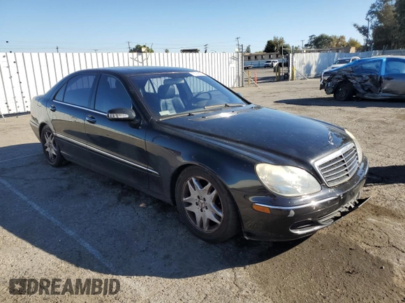 2003 Mercedes-Benz S-Class 4.3L with VIN WDBNG70JX3A325206, listed as a Copart auction lot 78759324 with 138,294 mi miles and Clean Title. Bid and sale history available at carsss.com. Image 4.