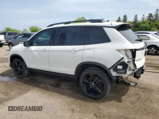 2019 Honda Passport Touring with VIN 5FNYF8H97KB501488, listed as a Copart auction lot 59269085 with 158,006 mi miles and Salvage title. Bid and sale history available at DreamBid. Image 2.