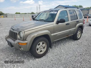 2003 Jeep Liberty Limited with VIN 1J4GL58K43W706750, listed as a Copart auction lot 64775825 with 202,322 mi miles and Salvage title. Bid and sale history available at DreamBid. Image 1.