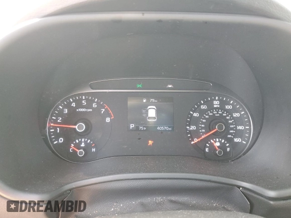 2021 Kia Soul S with VIN KNDJ23AU5M7795139, listed as a Copart auction lot 51848945 with 40,570 mi miles and Salvage Title. Bid and sale history available at DreamBid. Image 9.