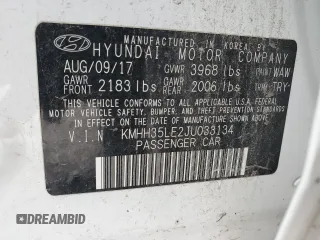 2018 Hyundai Elantra GT with VIN KMHH35LE2JU033134, listed as a Copart auction lot 81597464 with 68,834 mi miles and Clean Title. Bid and sale history available at carsss.com. Image 12.