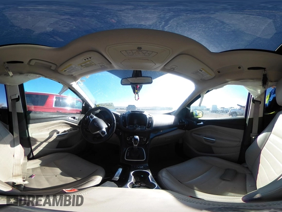 2014 Ford Escape Titanium with VIN 1FMCU9J96EUA15990, listed as a IAAI auction lot 41667046 with 203,202 mi miles. Bid and sale history available at carsss.com. Image 18.
