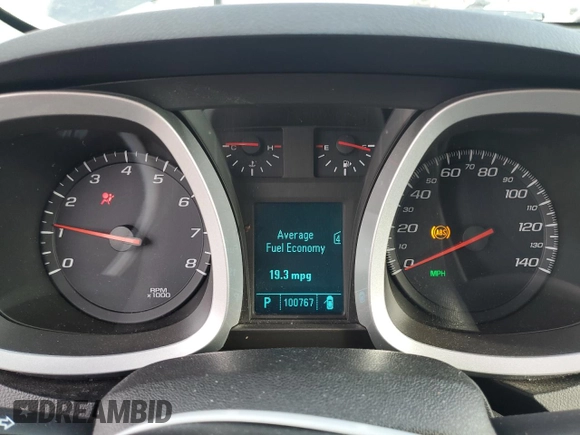 2010 Chevrolet Equinox LTZ with VIN 2CNFLGEW5A6230774, listed as a Copart auction lot 86817024 with 100,767 mi miles and Salvage Title. Bid and sale history available at DreamBid. Image 9.