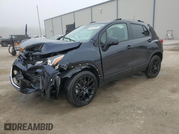 2022 Chevrolet Trax LT with VIN KL7CJPSM7NB518795, listed as a Copart auction lot 43701935 with 19,023 mi miles and Non Repairable. Bid and sale history available at carsss.com. Image 1.