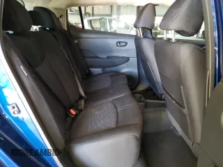 2025 Nissan LEAF S with VIN 1N4AZ1BV3SC560918, listed as a Copart auction lot 77446484 with 607 mi miles and Salvage Title. Bid and sale history available at carsss.com. Image 10.