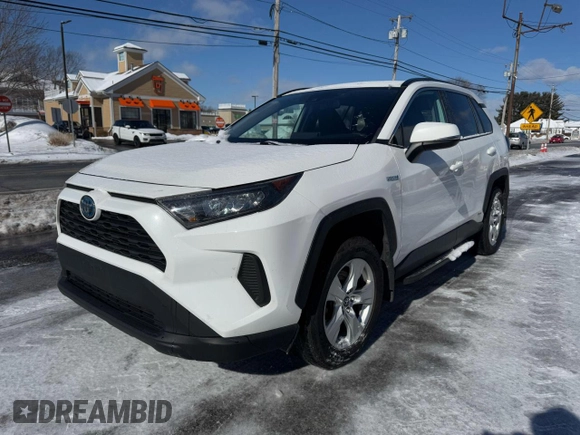 2021 Toyota RAV4 Hybrid LE with VIN 2T3M6RFV6MW00885, listed as a Copart auction lot 46148215 with 171,261 mi miles and Clean Title. Bid and sale history available at carsss.com. Image 2.