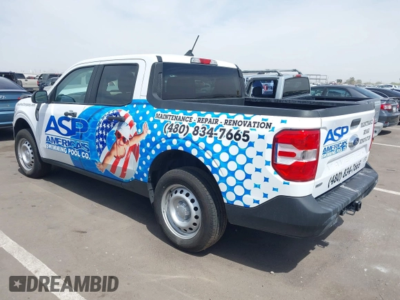 2023 Ford Maverick XL with VIN 3FTTW8E3XPRA79894, listed as a IAAI auction lot 41937080 with 26,650 mi miles and . Bid and sale history available at DreamBid. Image 3.