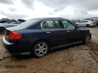 2003 Infiniti G35 with VIN JNKCV51EX3M001965, listed as a Copart auction lot 86999134 with 63,131 mi miles and Salvage Title. Bid and sale history available at DreamBid. Image 3.