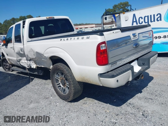 2015 Ford F-250 Lariat with VIN 1FT7W2BT4FED62506, listed as a IAAI auction lot 41796155 with 222,066 mi miles and . Bid and sale history available at DreamBid. Image 3.