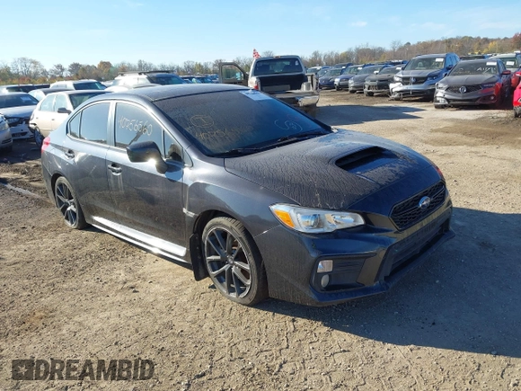 2018 Subaru WRX Premium with VIN JF1VA1C67J8801669, listed as a IAAI auction lot 40756560 with 107,472 mi miles. Bid and sale history available at carsss.com. Image 1.