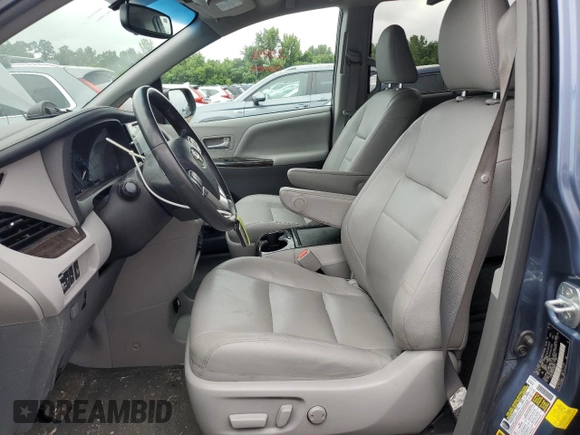 2017 Toyota Sienna XLE with VIN 5TDDZ3DC8HS166630, listed as a Copart auction lot 63404205 with 93,018 mi miles and Salvage title. Bid and sale history available at DreamBid. Image 7.