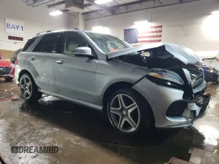 2016 Mercedes-Benz GLE 400 with VIN 4JGDA5GB1GA635070, listed as a Copart auction lot 48164945 with 47,045 mi miles and Salvage title. Bid and sale history available at DreamBid. Image 4.