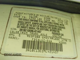 2009 Nissan Versa 1.8 SL with VIN 3N1BC13E09L421457, listed as a IAAI auction lot 41865283 with 195,313 mi miles. Bid and sale history available at carsss.com. Image 9.