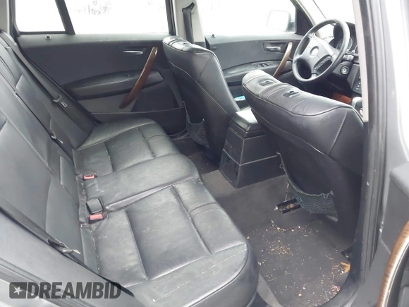 2006 BMW X3 3.0i with VIN WBXPA93446WG76347, listed as a IAAI auction lot 41649511 with 137,316 mi miles and . Bid and sale history available at DreamBid. Image 8.