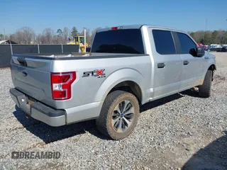 2019 Ford F-150 XL with VIN 1FTEW1EPXKKE73220, listed as a IAAI auction lot 41786592 with 118,410 mi miles and . Bid and sale history available at carsss.com. Image 4.
