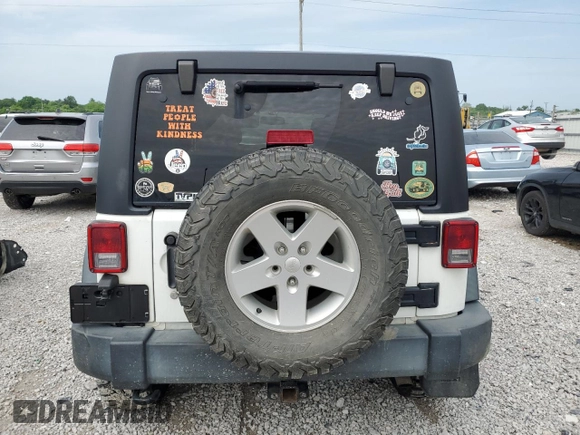 2016 Jeep Wrangler Unlimited Sport with VIN 1C4BJWDG2GL115417, listed as a Copart auction lot 57046845 with Not provided miles and Salvage title. Bid and sale history available at DreamBid. Image 6.
