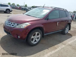 2005 Nissan Murano SL with VIN JN8AZ08WX5W435121, listed as a IAAI auction lot 42115918 with 265,585 mi miles. Bid and sale history available at carsss.com. Image 2.