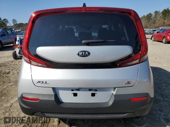 2020 Kia Soul S with VIN KNDJ23AU8L7000602, listed as a Copart auction lot 43921845 with 130,638 mi miles and Salvage Title. Bid and sale history available at carsss.com. Image 6.