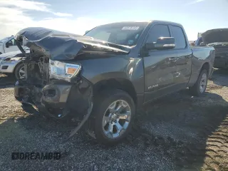 2020 Ram 1500 Big Horn with VIN 1C6RREBT1LN253005, listed as a Copart auction lot 42678745 with 97,272 mi miles and Salvage Title. Bid and sale history available at carsss.com. Image 1.