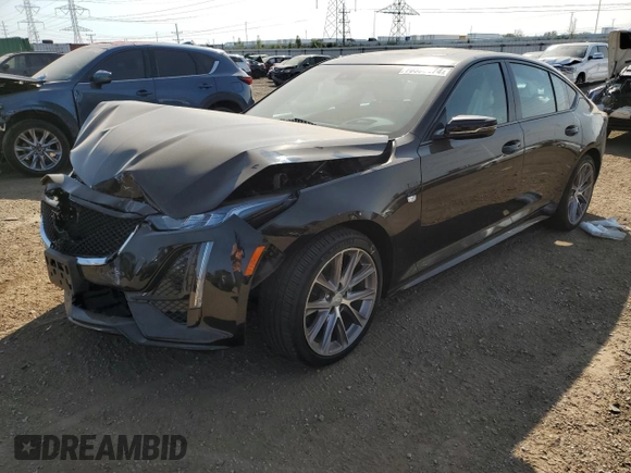 2023 Cadillac CT5 Sport z VIN 1G6DU5RK9P0135448, wystawiony jako Copart lot #70596274 z przebiegiem 9 159 mil mil oraz Szkoda całkowita • Salvage title. Historia ofert i sprzedaży dostępna na DreamBid. Obrazek 1.