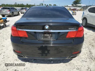 2009 BMW 7 Series 750i with VIN WBAKA83539CY33392, listed as a Copart auction lot 69851964 with 154,888 mi miles and Salvage Title. Bid and sale history available at DreamBid. Image 6.