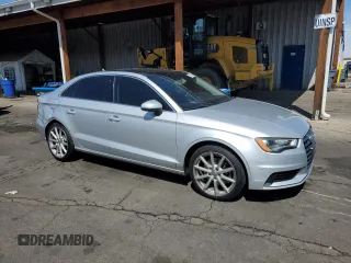 2015 Audi A3 1.8T Premium with VIN WAUACGFFXF1003701, listed as a Copart auction lot 51158475 with 92,166 mi miles and Salvage Title. Bid and sale history available at carsss.com. Image 4.