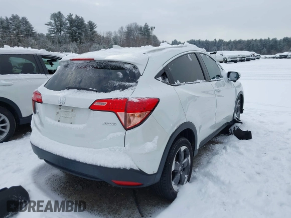 2018 Honda HR-V EX-L Navi with VIN 3CZRU6H71JM716527, listed as a IAAI auction lot 41402437 with 1 mi miles. Bid and sale history available at carsss.com. Image 4.
